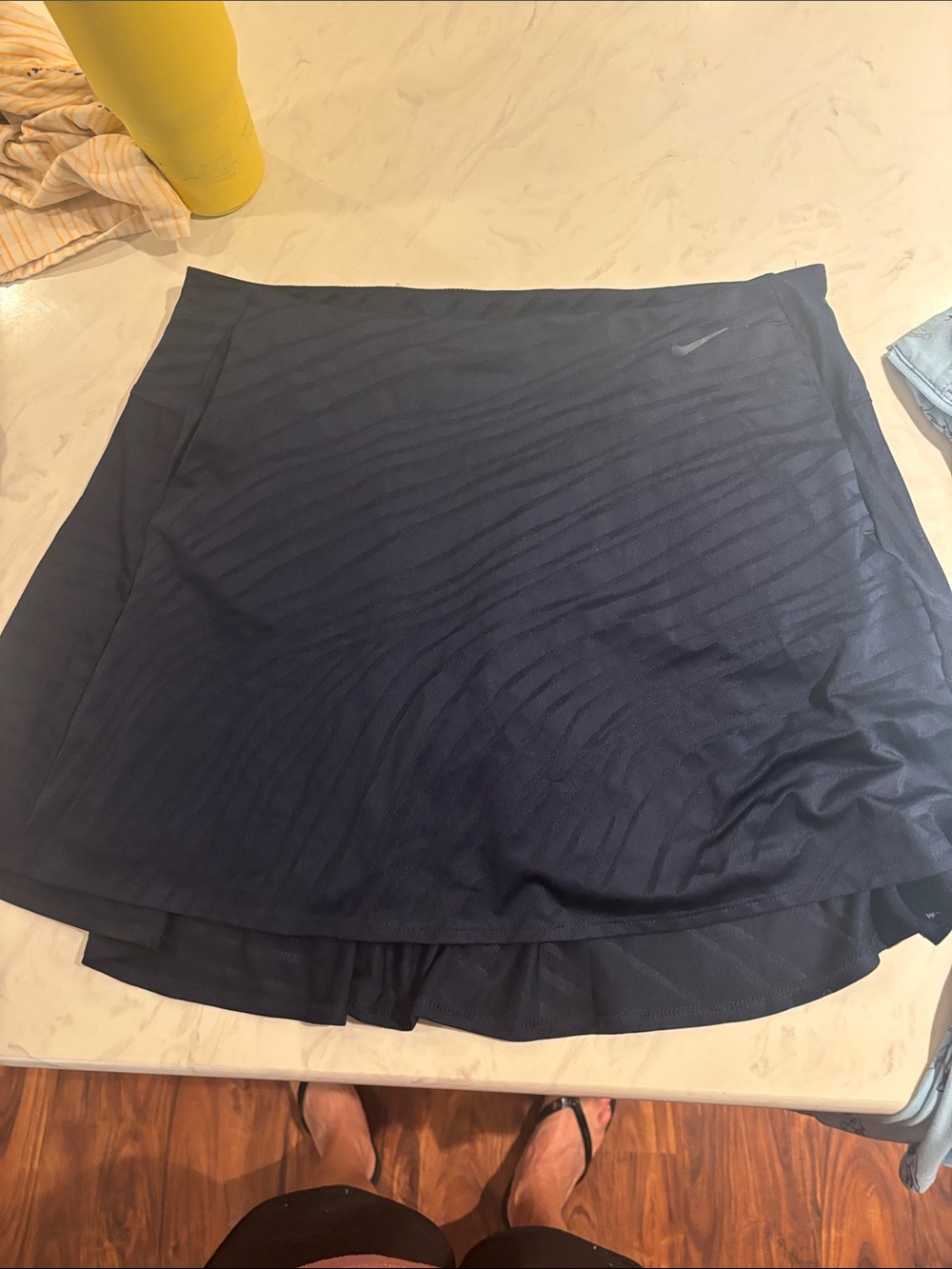 Nike Navy Zebra Print Blue Women's Tennis Skirt